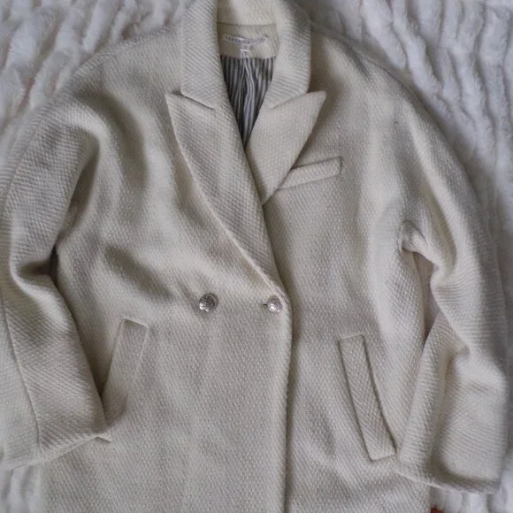 NWOT Veronica Beard wool coat M Preppy Lux Minimalist